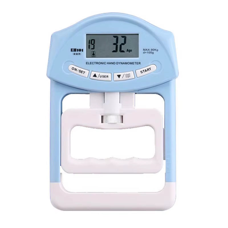 Digital Electronic Hand Dynamometer 90Kg/200Lbs Counting Gripper Hand Grips Strengthener Measurement Meter Auto Capturing Power