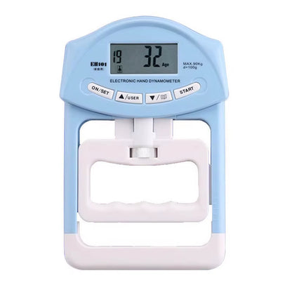 Digital Electronic Hand Dynamometer 90Kg/200Lbs Counting Gripper Hand Grips Strengthener Measurement Meter Auto Capturing Power