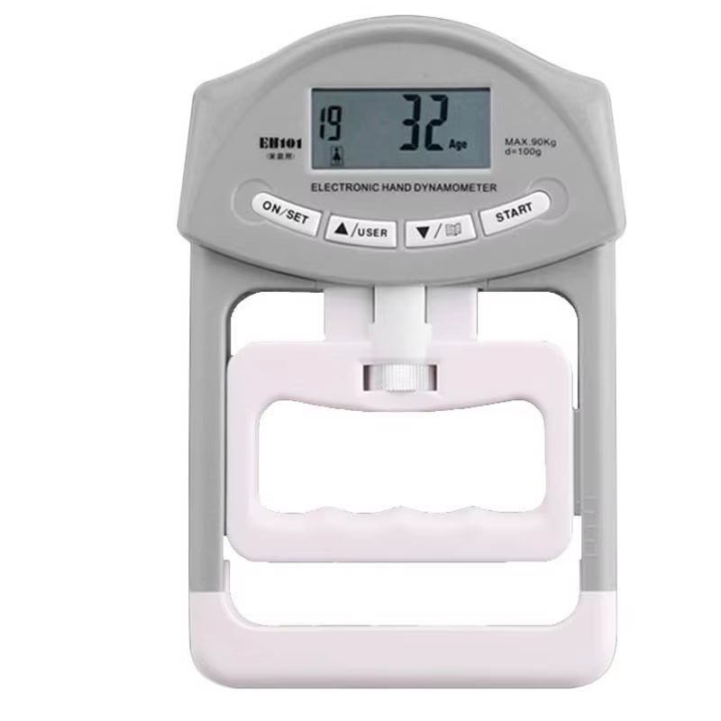 Digital Electronic Hand Dynamometer 90Kg/200Lbs Counting Gripper Hand Grips Strengthener Measurement Meter Auto Capturing Power